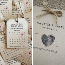 In thiệp cảm ơn đám cưới, Save The Day, thiệp giá rẻ tại Vina Design